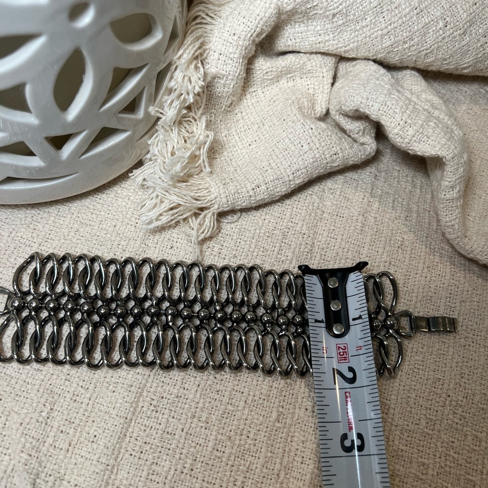All Saints Silver Chain Bracelet - Picture 6 of 8